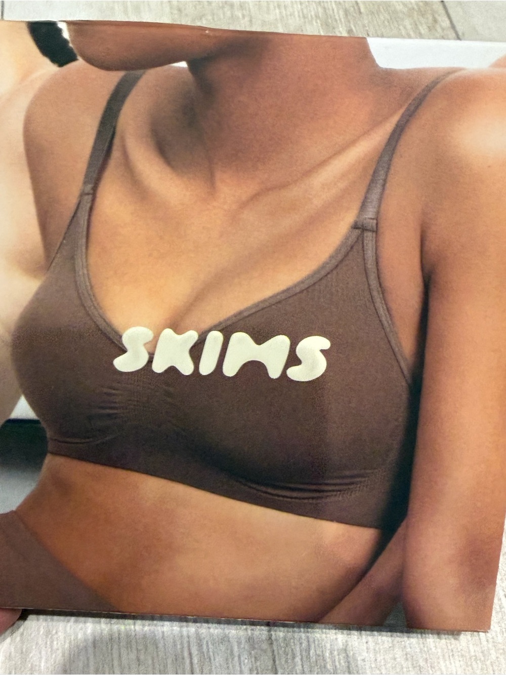 SKIMS Women’s Brown Seamless Bralette — Soft Everyday Support size s/M